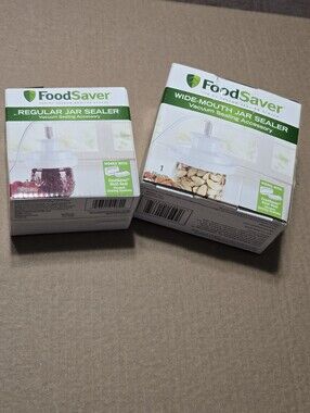 FoodSaver Regular + Wide-Mouth Jar Sealer Set (2 pieces) set bundle of 2